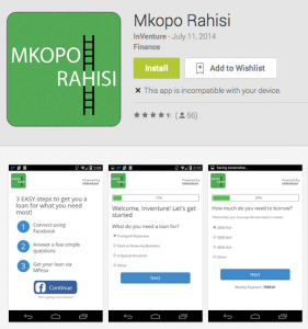 Mkopo Rahisi in Google Play store mkopo-rahisi
