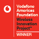 Winner Badge - Vodafone Americas Foundation Wireless Innovation Project